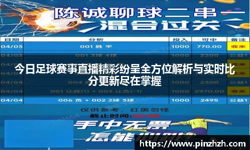 今日足球赛事直播精彩纷呈全方位解析与实时比分更新尽在掌握
