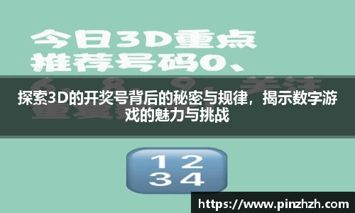 探索3D的开奖号背后的秘密与规律，揭示数字游戏的魅力与挑战